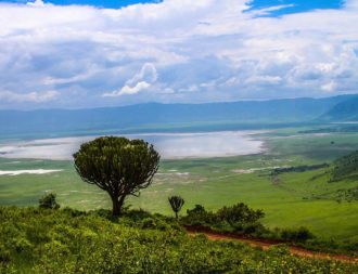 Landschaften im Ngorongoro Krater auf Tansania Safari Reisen