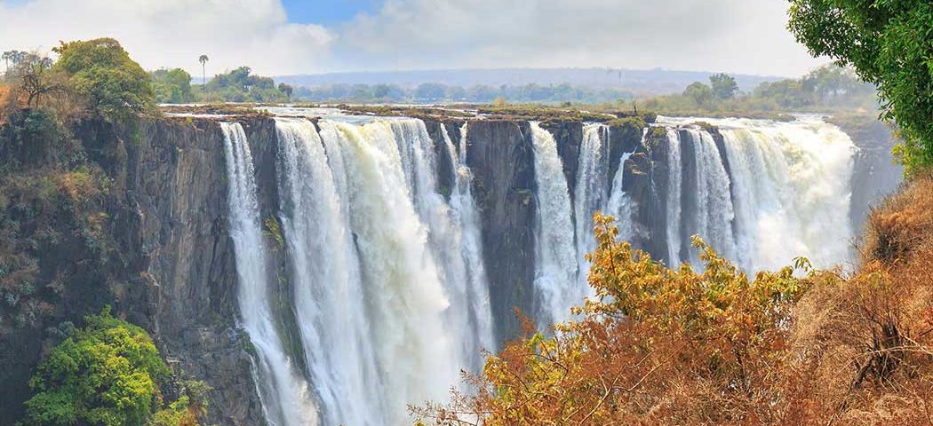 Viktoriafälle während einer Simbabwe Safari Reise